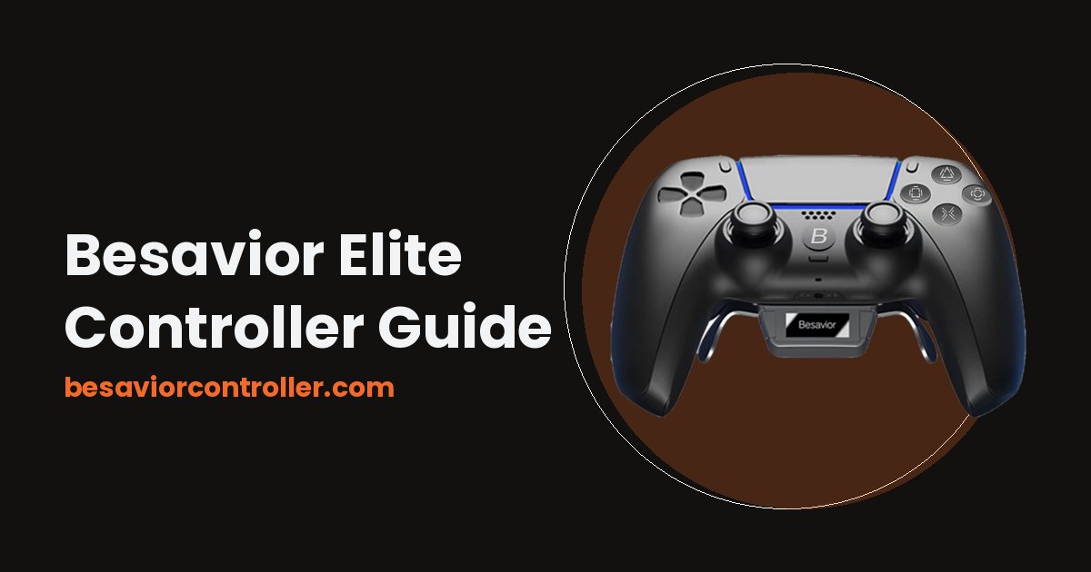 Besavior Elite Controller: PS5 Back Paddles, Turbo & Macros